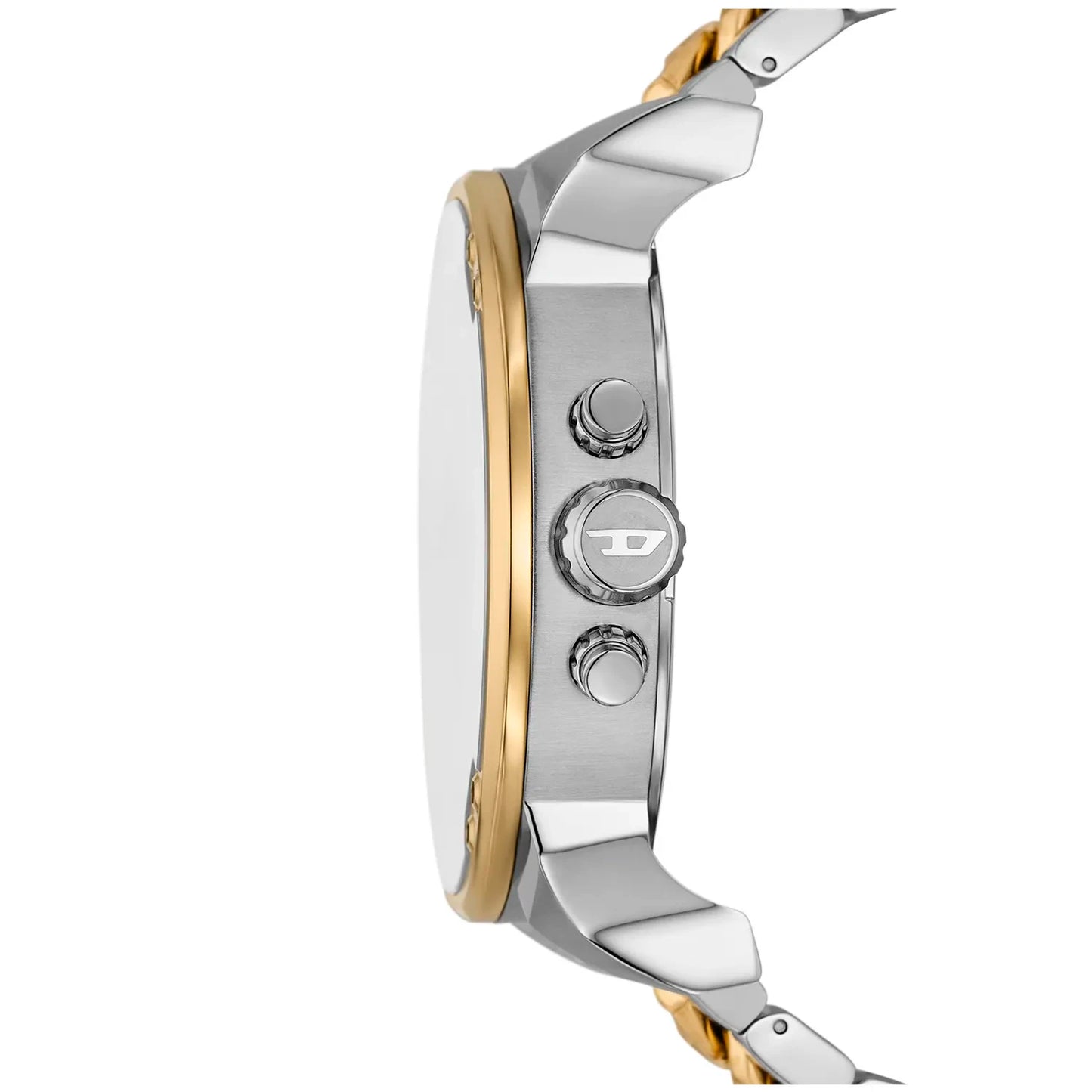 DZ7486 Diesel Mr.Daddy 2.0 White Gold Tone Dial Watch (Men)