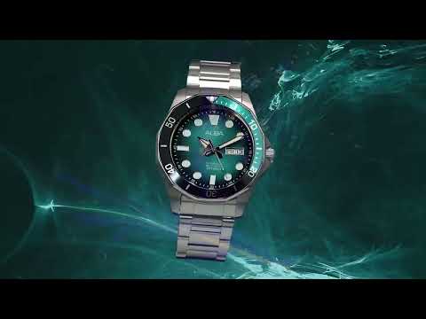 ALBA Blue-Black Gradation Dial Automatic Men's Watch - AL4543X1