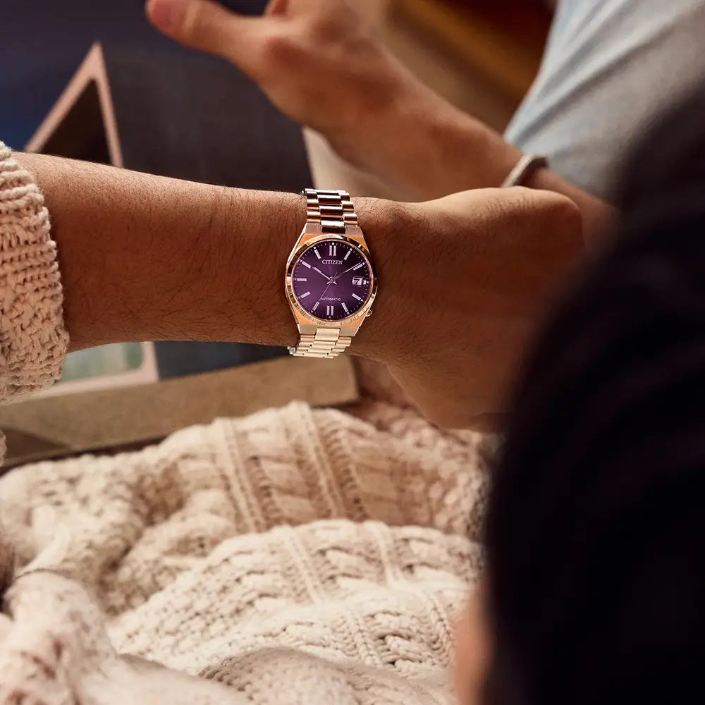 Citizen TSUYOSA Purple Automatic Unisex Watch - NJ0200-50W
