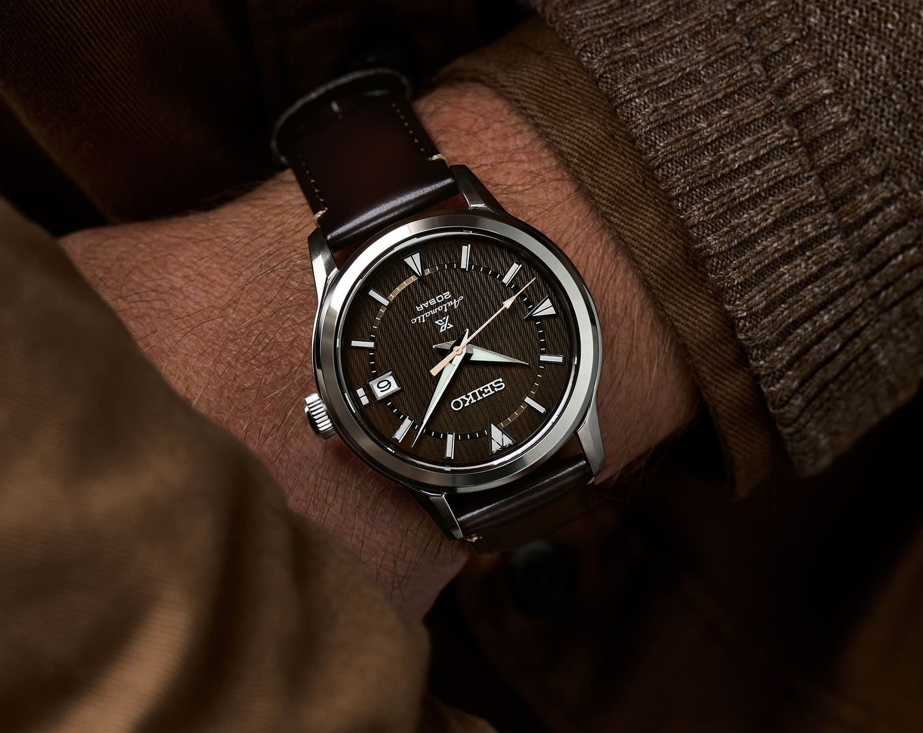 SPB251J1 | SEIKO Prospex Male Brown Analog Leather Watch