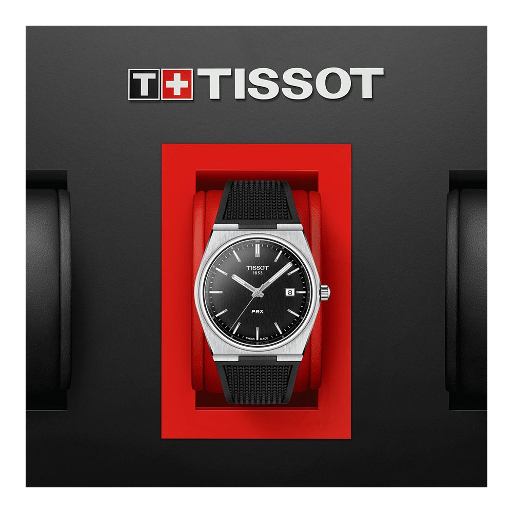 T1374101705100 | Tissot Men T-classic Tonneau Black Watches