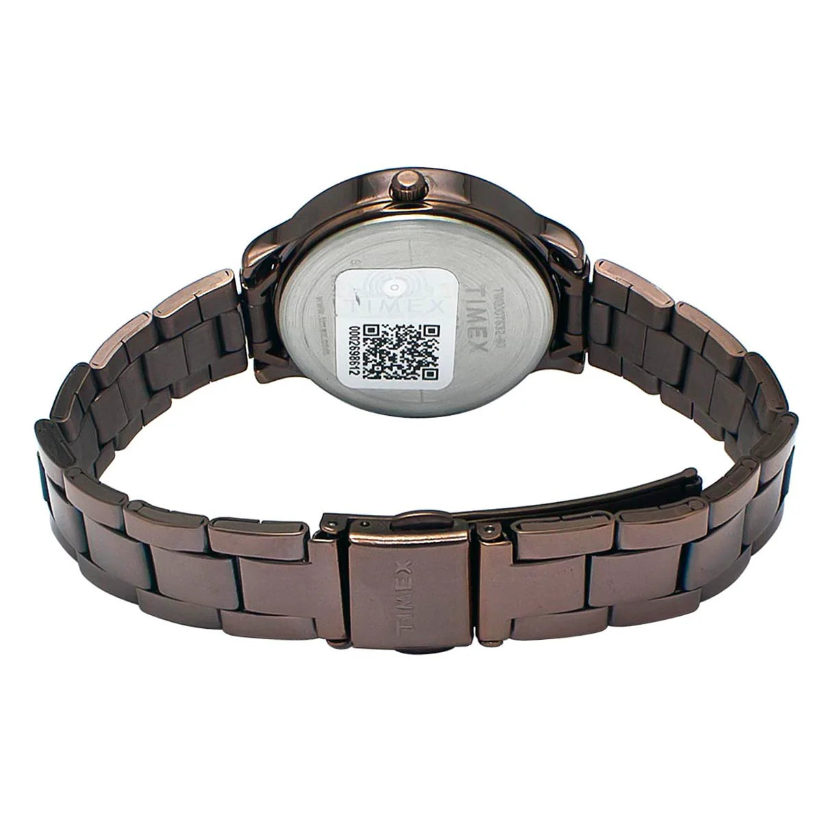 Timex Fashion Women's Brown Dial Round Case Watch - TW000T632