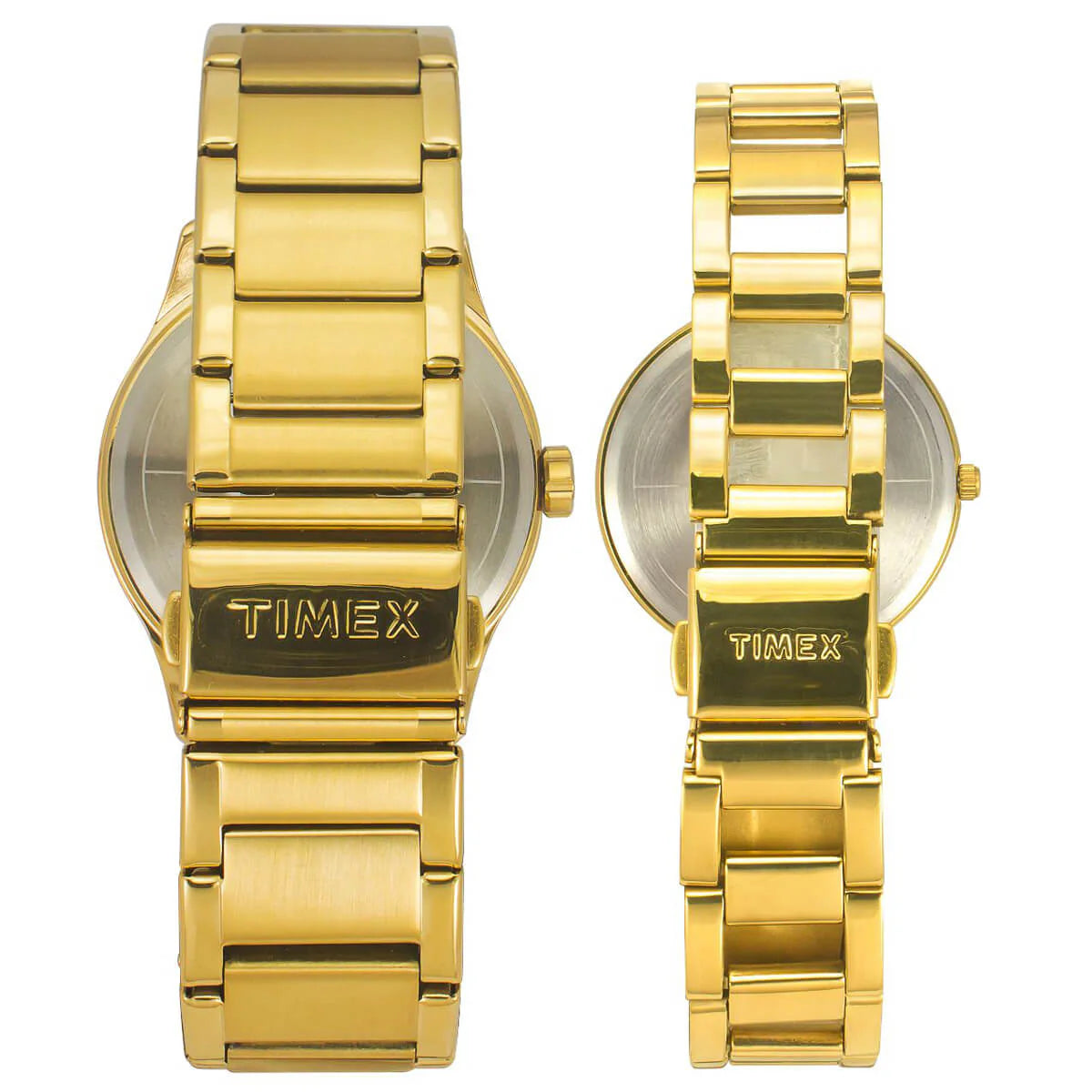 Timex Empera Pairs Silver Dial Round Case Multifunction Function Watch - TW00PR277