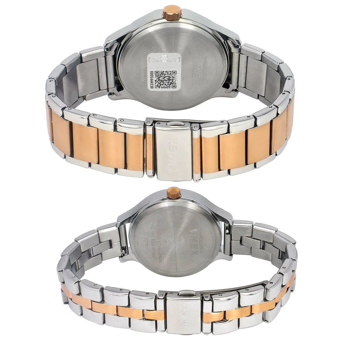Timex Fashion Silver Round Dial Analog Couple Watch TW00PR291
