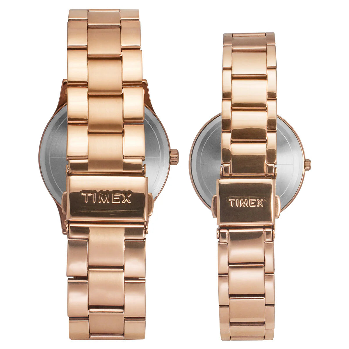 Timex Pair's Analog Silver Dial Stainless Steel Watch - TW00PR294