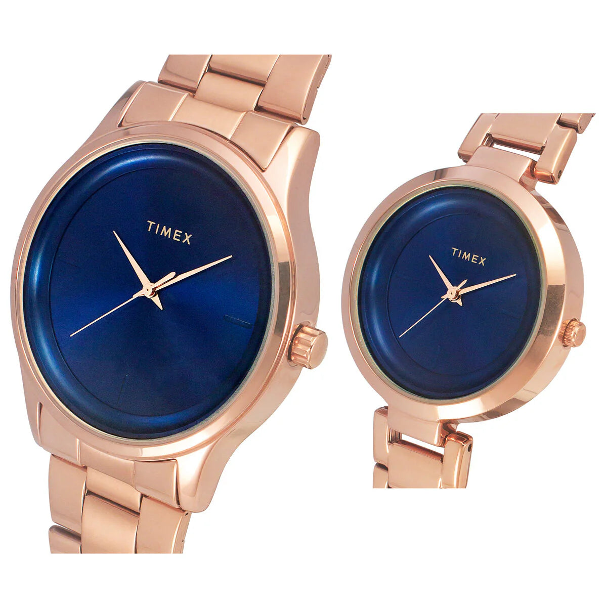 Timex Fashion Pair's Analog Blue Dial Couple Watches - TW00PR296