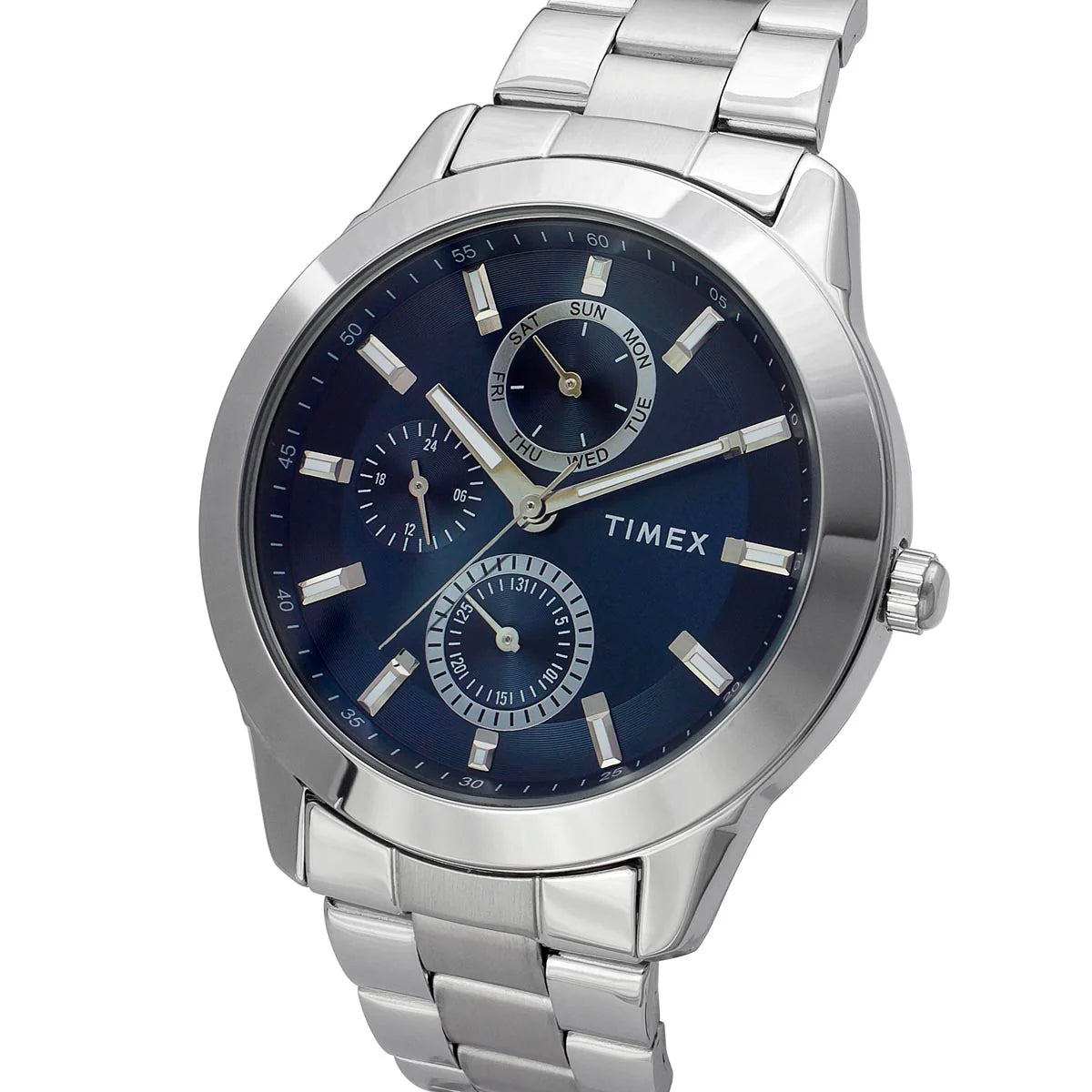 Timex Fashion Men's Blue Dial Round Case Multifunction Watch - TWEG18507