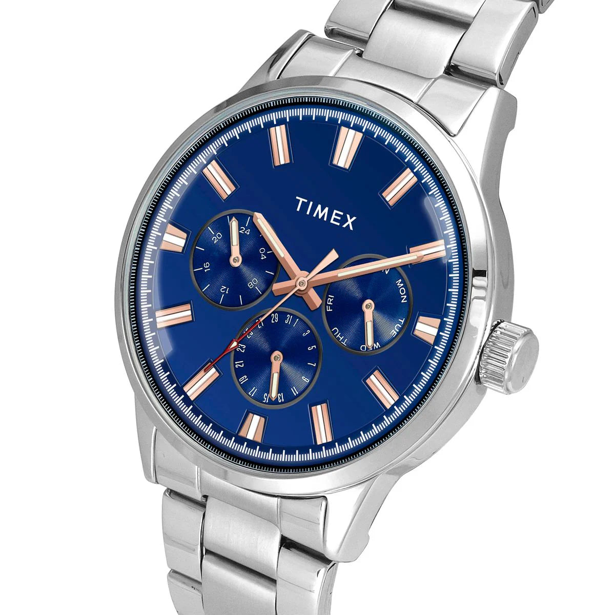 Timex Fashion Men Blue Round Multifunction Dial Watch -TWEG19909