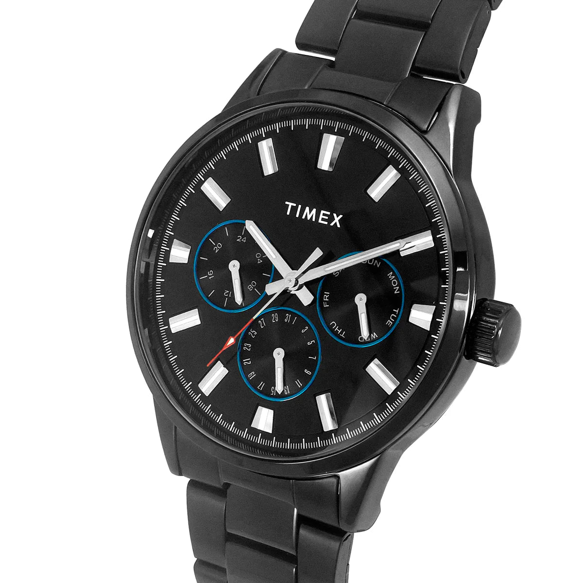 Timex Fashion Men Black Round Case Multifunction Watch -TWEG19911