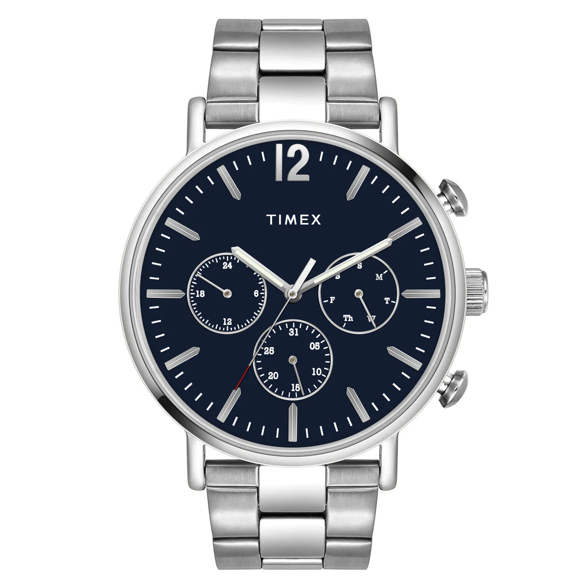 Timex Timex Fashion Men's Black Dial Round Case Multifunction Watch -TWEG20011