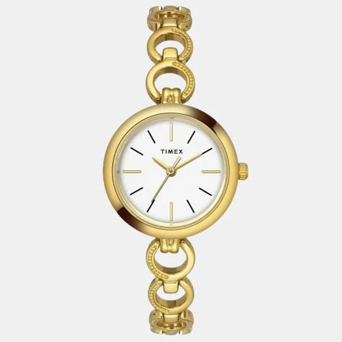Timex Women's Gold Analog Stainless Steel Watch TWEL11433