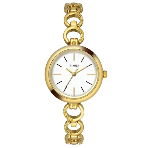Timex Women's Gold Analog Stainless Steel Watch TWEL11433