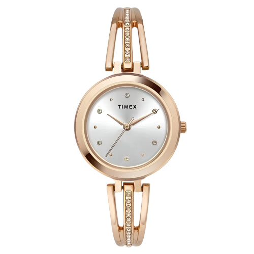 Timex Classics Premium Quality Women's Analog Silver Dial Coloured Quartz Watch TWTL10309
