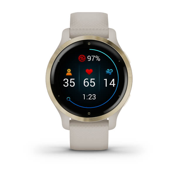 010-02429-71 Garmin | Venu 2S Light Gold Smart Watch (Women)