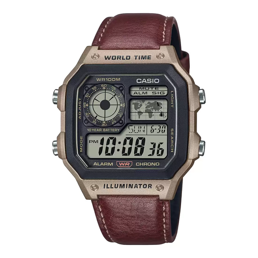 D383 Casio AE-1200WHL-5AVDF Digital Watch: A Timeless Companion for the Youth