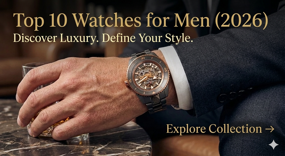 Top 10 Watch Brands for Men in India (2026) – Luxury to Affordable Guide