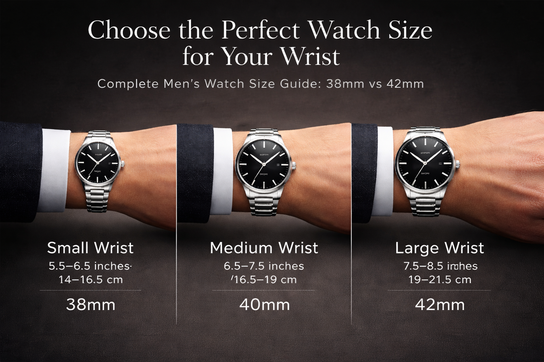 Wrist Watch size guide banner