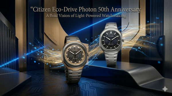 Citizen Eco-Drive PHOTON 50th Anniversary Limited Edition: A Bold Vision of Light-Powered Watchmaking