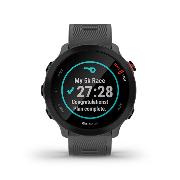 010-02562-53 GARMIN | FORERUNNER 55 Monterra Grey Smart Watch (Unisex)