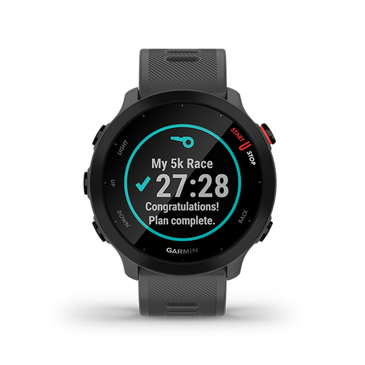 010-02562-53 GARMIN | FORERUNNER 55 Monterra Grey Smart Watch (Unisex)