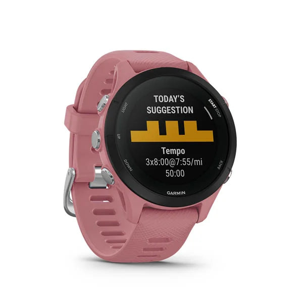 010-02641-73 GARMIN | Forerunner 255 Light Pink Smartwatch (Unisex)