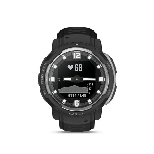 010-02730-53 GARMIN | Instinct Crossover Black KOR/SEA Smartwatch (Unisex)