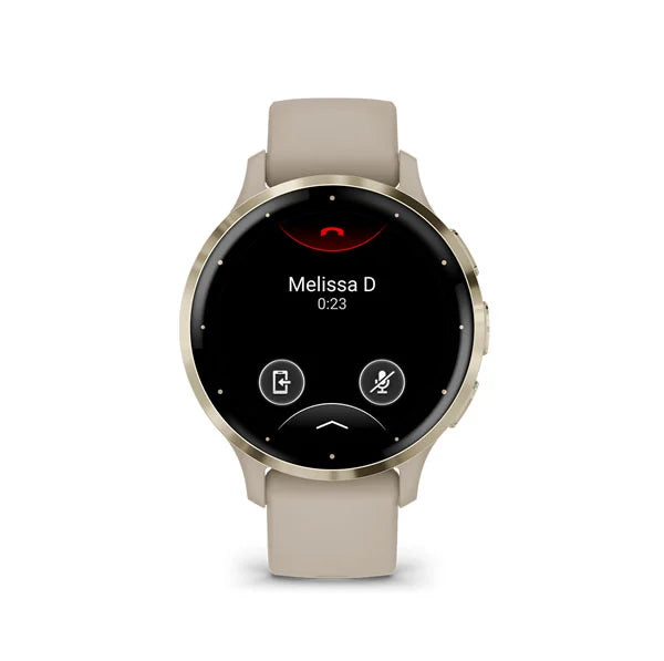 010-02785-52 GARMIN | Venu 3S - Cream Gold St Steel Bezel (Unisex)