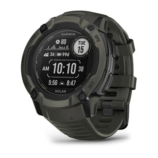 010-02805-54 GARMIN | Instinct 2X Solar, Moss, SEA Smartwatch (Unisex)