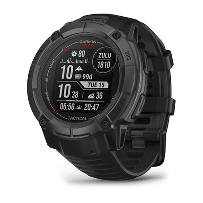 010-02805-74 GARMIN | Instinct 2X Solar Tactical Edition Black Smartwatch (Unisex)