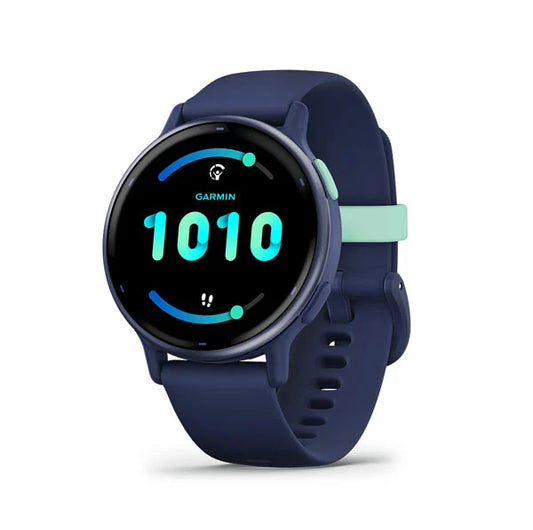 010-02862-52 GARMIN | Vivoactive 5, Metallic Aluminum Bezel (Navy)