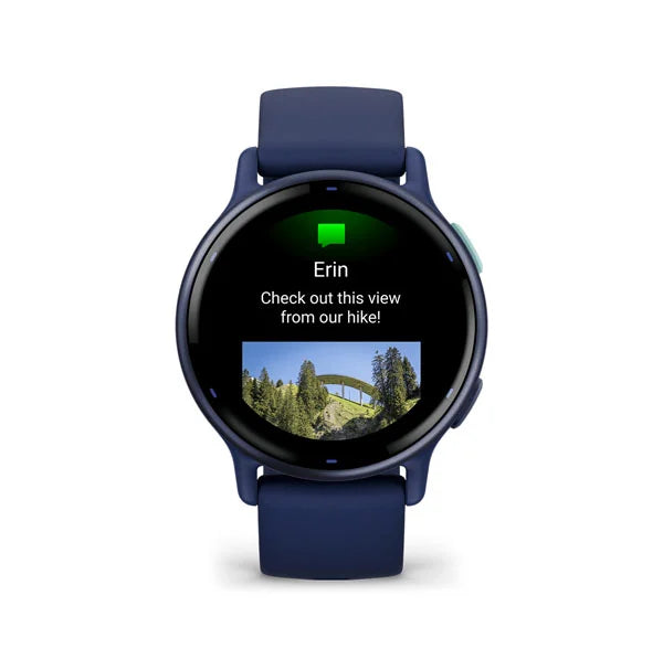 010-02862-52 GARMIN | Vivoactive 5, Metallic Aluminum Bezel (Navy)