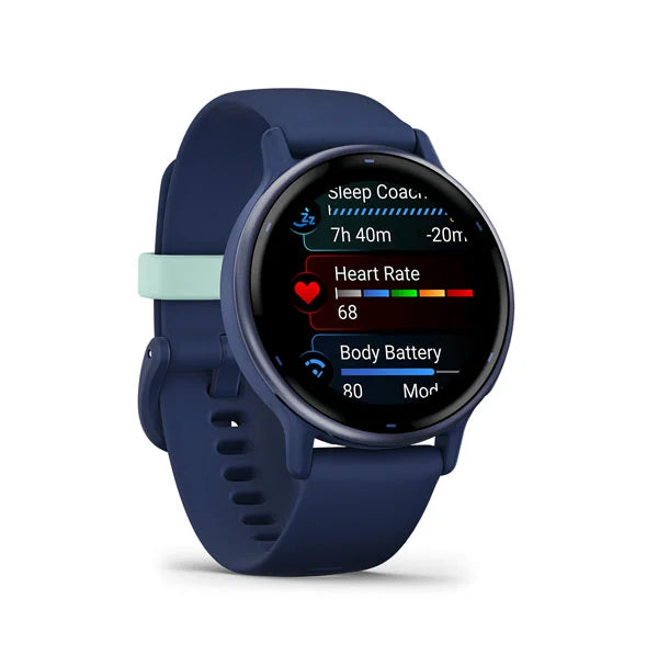 010-02862-52 GARMIN | Vivoactive 5, Metallic Aluminum Bezel (Navy)