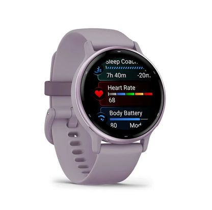 010-02862-53 GARMIN | Vivoactive 5, Metallic Orchid Aluminum Bezel (Unisex)