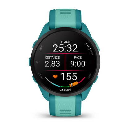 010-02863-32 GARMIN | Forerunner 165 Music Turquoise/Aqua Smart Watch (Unisex)