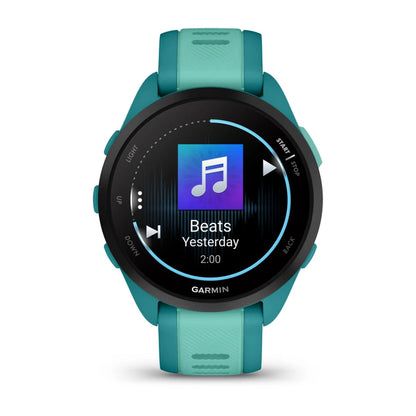 010-02863-32 GARMIN | Forerunner 165 Music Turquoise/Aqua Smart Watch (Unisex)