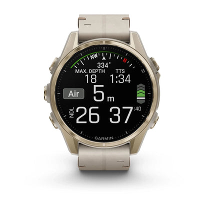 GARMIN Fenix 8 Soft Gold 43mm AMOLED Sapphire Smartwatch - 010-02903-40