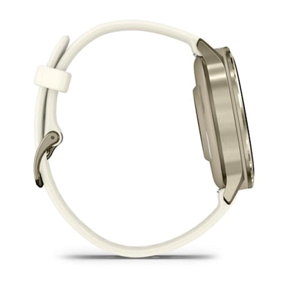 Garmin Venu 4 41MM Lunar Gold with Bone Silicone Band Smart Watch
