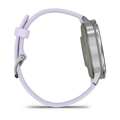 Garmin Venu 4 41MM Silver with Periwinkle Silicone Band Smart Watch