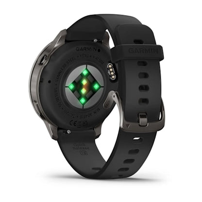 Garmin Venu 4 41MM Slate with Black Silicone Band Smart Watch