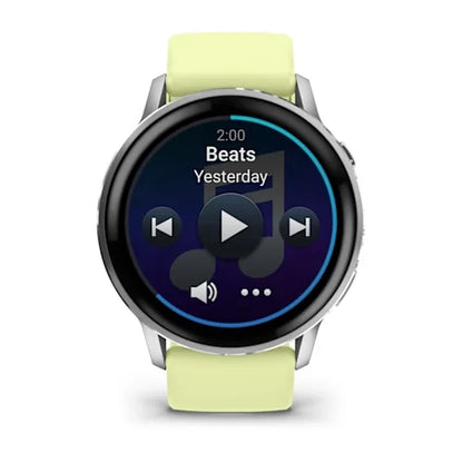 Garmin Venu 4 45MM Silver with Citron Silicone band Smart Watch