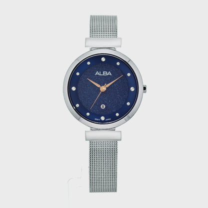 ALBA Blue Shimmer Ladies Watch AH7CA3X1