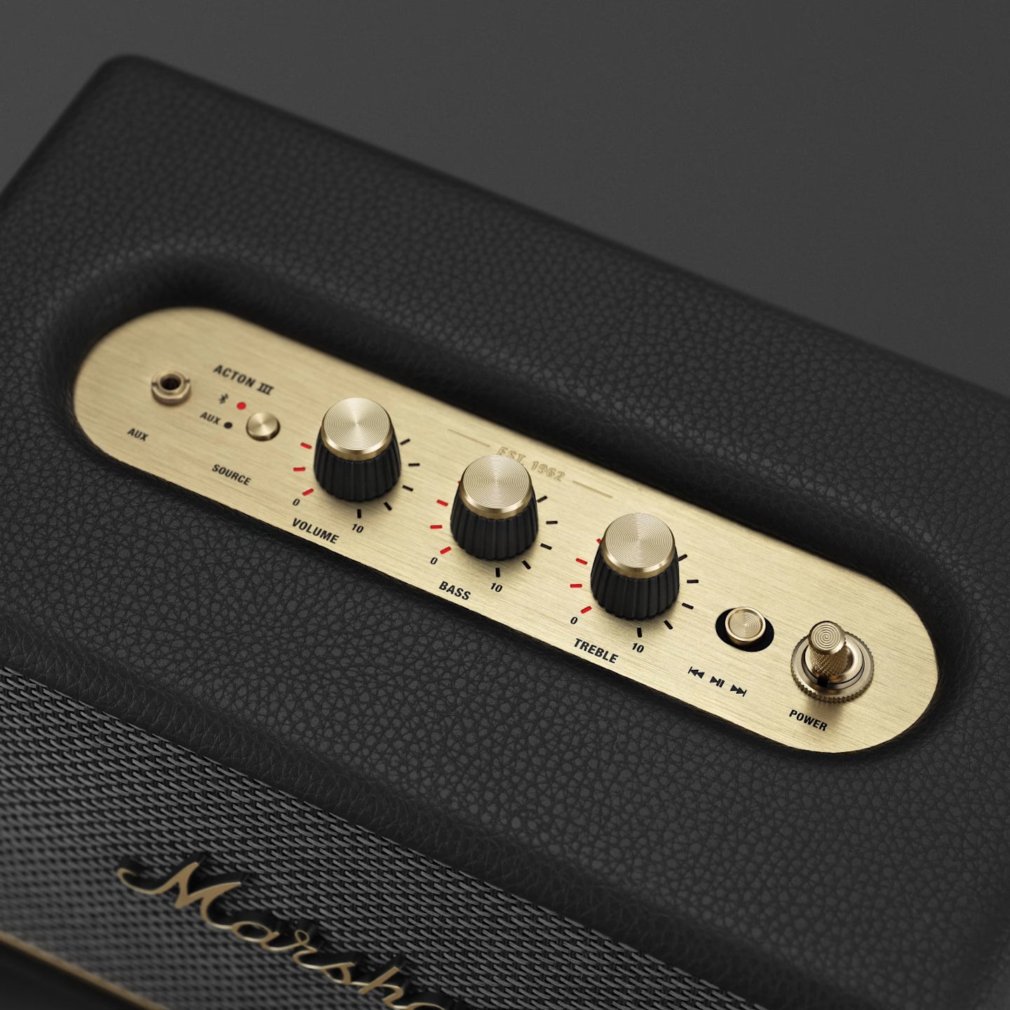 Marshall ACTON III 4.9 Compact Bluetooth speaker Black