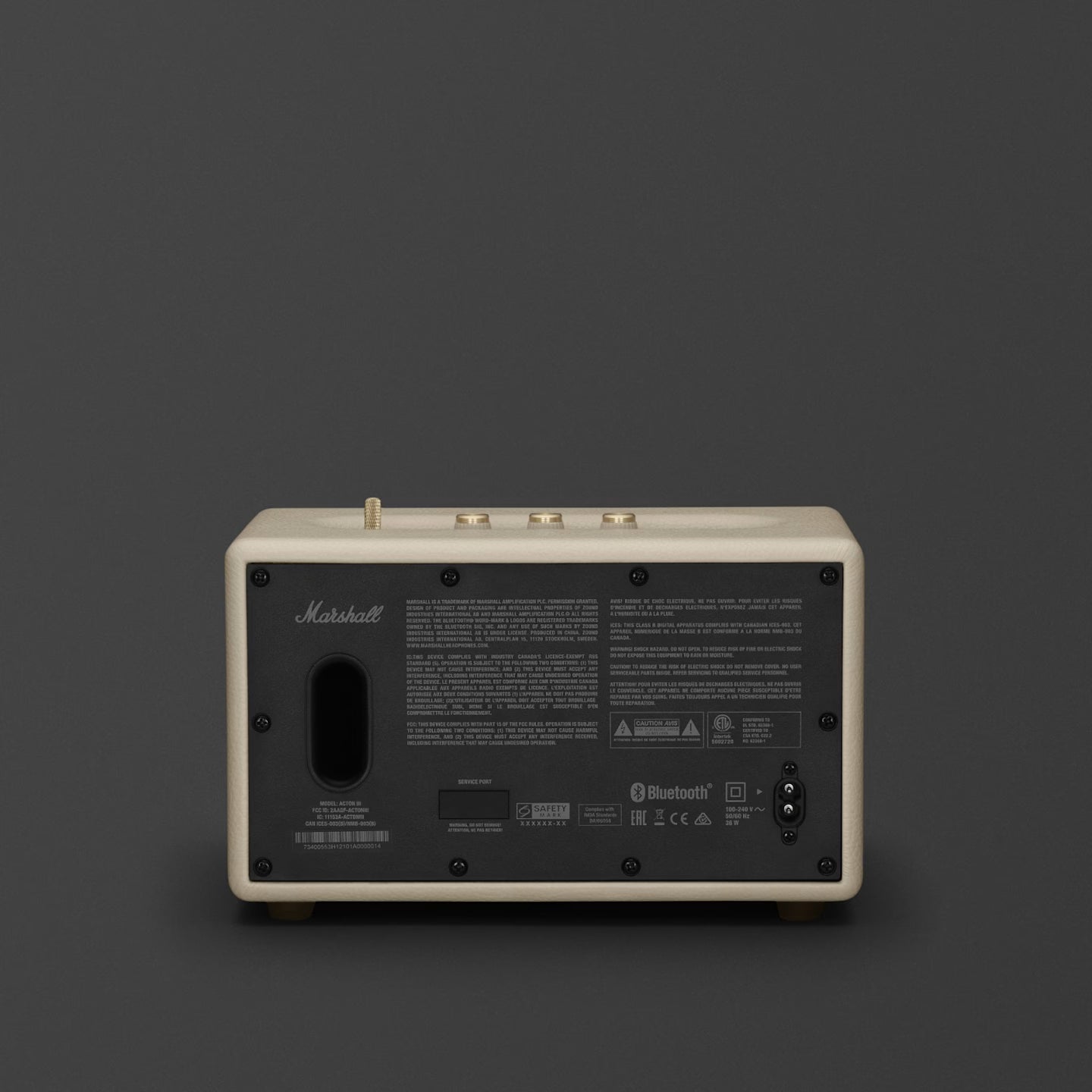 Marshall ACTON III 4.9 Compact Bluetooth speaker Cream
