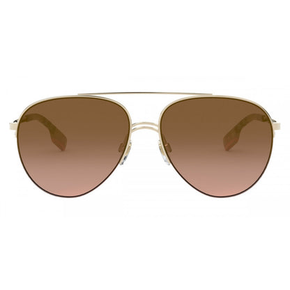 Burberry Ferry 0BE3113 110913 59 – Gold Frame Designer Sunglasses