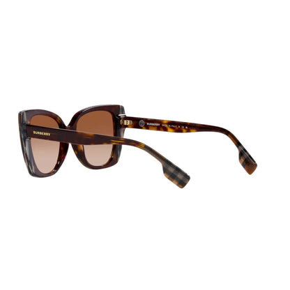 Burberry Meryl Sunglasses Dark Havana Frame with Gradient Lenses 0BE4393 40531354