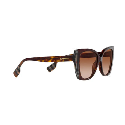 Burberry Meryl Sunglasses Dark Havana Frame with Gradient Lenses 0BE4393 40531354