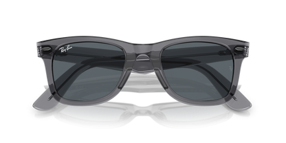 Ray-Ban Unisex Square Sunglasses Featuring UV-Protected Blue Lenses - 0RB21406773R550