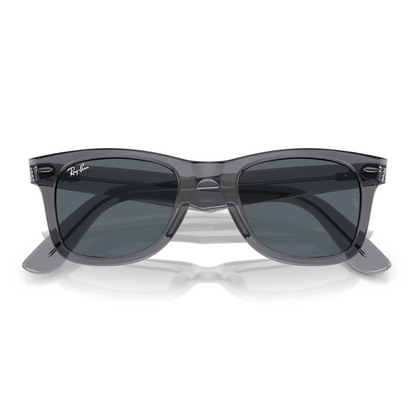 Ray-Ban Unisex Square Sunglasses Featuring UV-Protected Blue Lenses - 0RB21406773R550