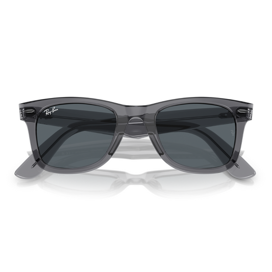 Ray-Ban Unisex Square Sunglasses Featuring UV-Protected Blue Lenses - 0RB21406773R550