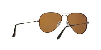 Ray-Ban Aviator Classic 0RB3025I R1072 Brown Metal Sunglasses